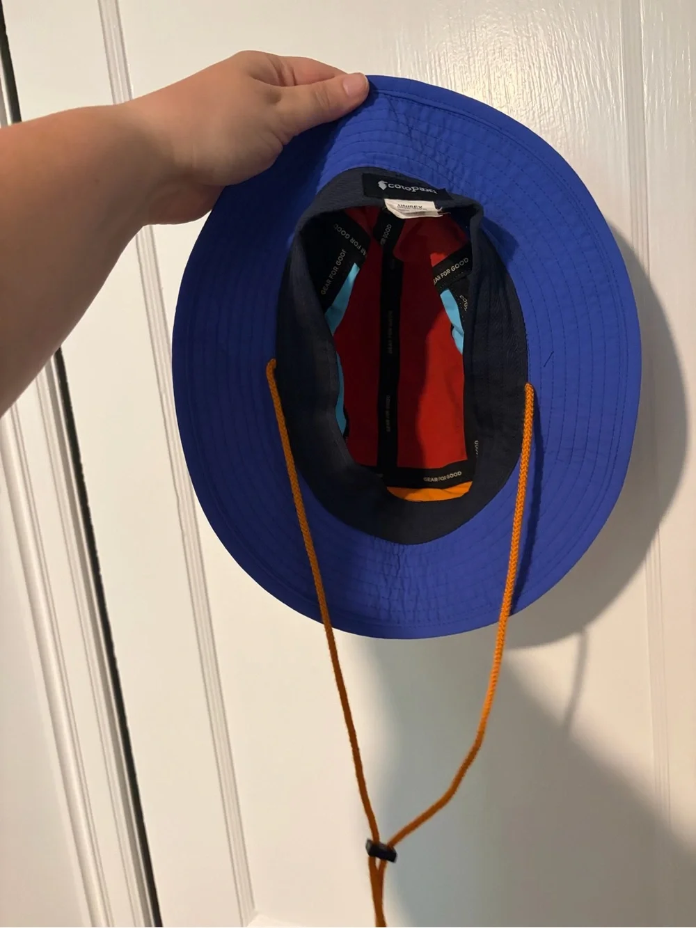 cotopaxi Kids Colorblock Bucket Hat - Orange/Red/Light Blue/Blue